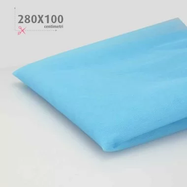 TULLE TURQUOISE H 280 x 100 cm