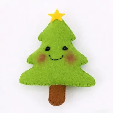 Spruce In soft felt To Be Stuffed