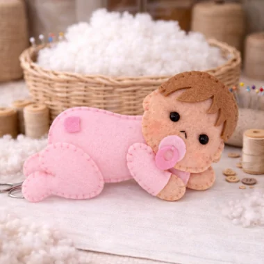 Bebe Fille En tissu feutrine À Farcir 2