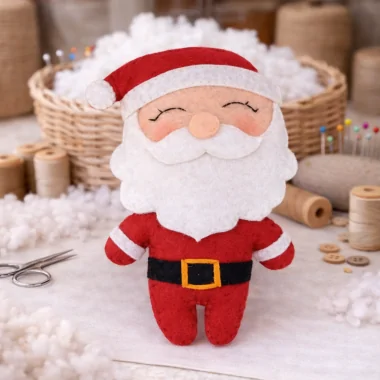 Santa Claus In soft felt To Stuff 2