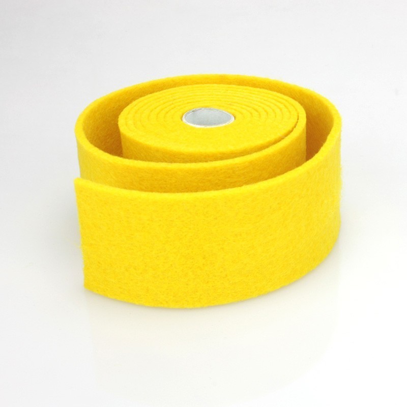 ORANGE FELT RIBBON - DIM. 4 CM x 150 CM