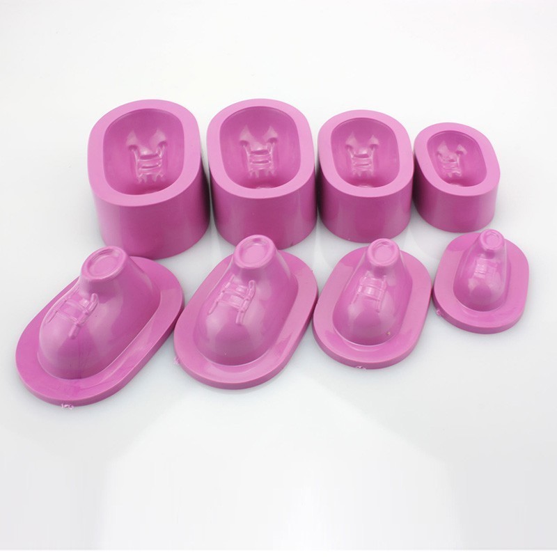 JUEGO DE 4 MOLDES DE GOMA EVA - ZAPATOS