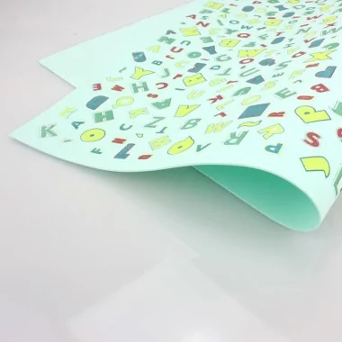 EVA FOAM PRINTED LETTERS 40 X 60 CM - TEAL