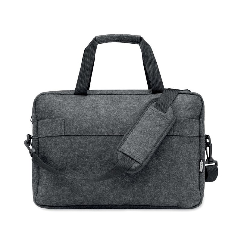 Porta laptop in feltro rpet 15" - con stampa personalizzata 1 colore|IDEEINFELTRO.COM