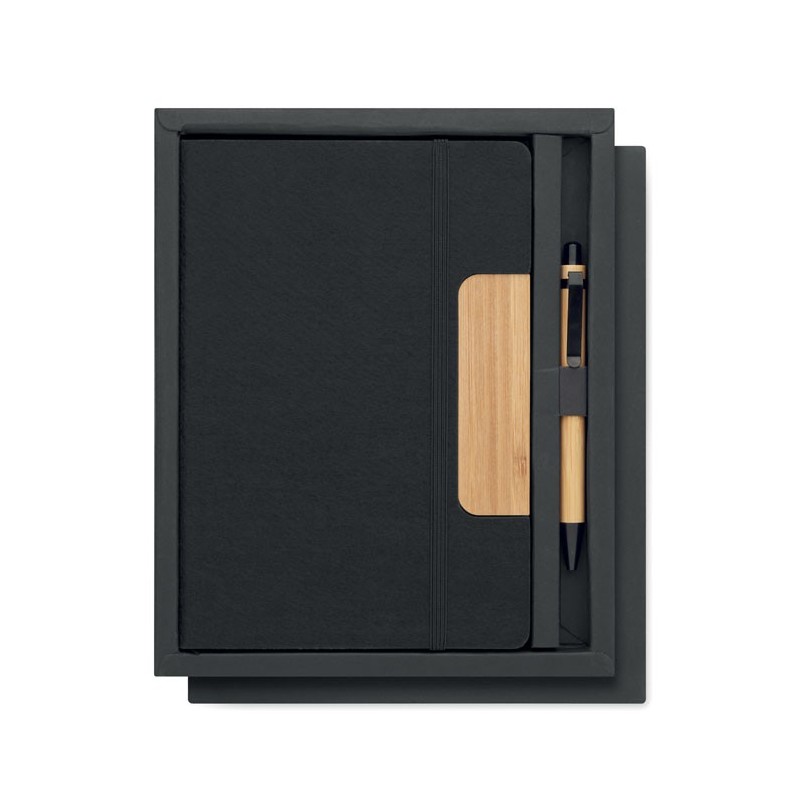 Set di quaderni a5 rpet - con stampa personalizzata 1 colore|IDEEINFELTRO.COM