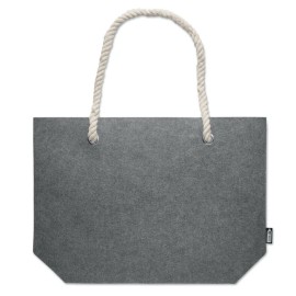 Borsa da spiaggia in feltro rpet - con stampa personalizzata 1 colore|IDEEINFELTRO.COM