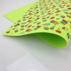 IMPRESIÓN ALIMENTARIAGOMA EVA 40 X 60 CM - VERDE ÁCIDO