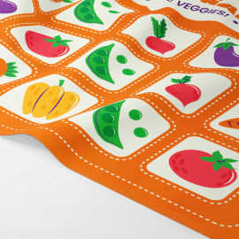 Kit de carte mémoire imprimé feutrine - Fruits