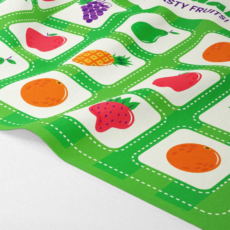 Kit fetru moale card de memorie imprimat - I frutti