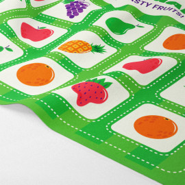 Kit de carte mémoire imprimé feutrine - I frutti