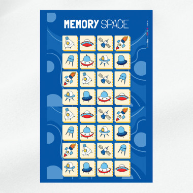 Printed soft craft felt memory card kit - Lo spazio