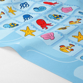 Geprint dun vilt geheugenkaartkit - De dieren van de zee