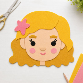 bastelfilz Panel Cut & Compose – Meerjungfrauen-Thema