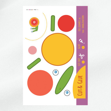 fieltro fino Corte y Composición de Viñetas - Tema del Caracol 2