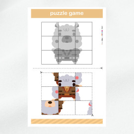 Imprimé feutrine kit de puzzle à découper - Blade