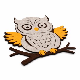 Owl - Kit DIY în fetru și fetru moale pentru asamblare
