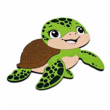 Turtle – DIY-Kit in filz und bastelfilz zusammenbauen 2