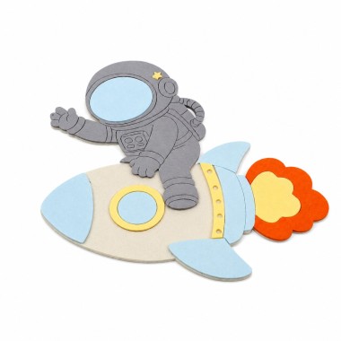 Astronauta - Kit de bricolaje en fieltro y fieltro fino para montar 2