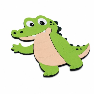 Crocodil - Kit DIY în fetru și fetru moale de asamblat 2