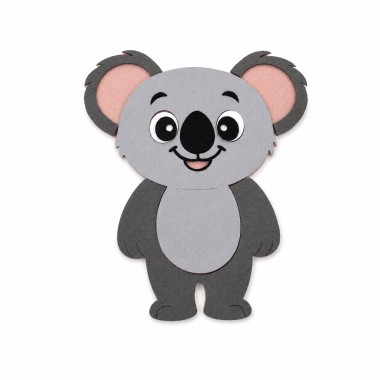 Koala - Kit de bricolaje en fieltro y fieltro fino para montar