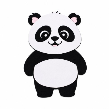 Panda – DIY-Bausatz in filz und bastelfilz zusammenbauen