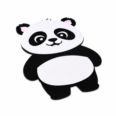 Panda – DIY-Bausatz in filz und bastelfilz zusammenbauen 2