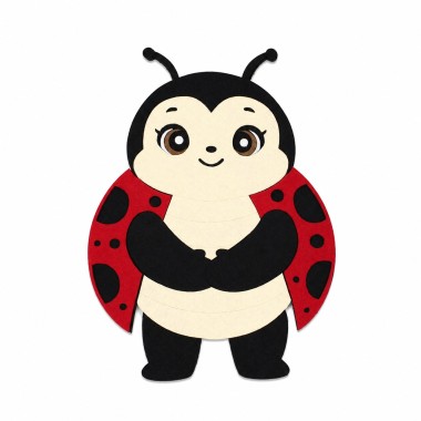 Ladybug – DIY-Bausatz in filz und bastelfilz zusammenbauen