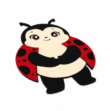 Ladybug – DIY-Bausatz in filz und bastelfilz zusammenbauen 2