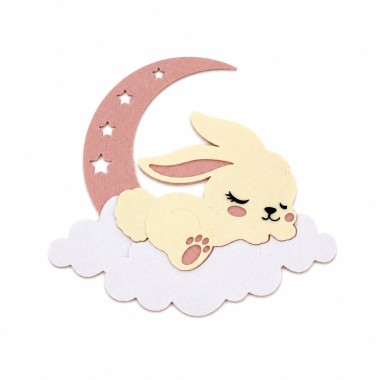 Moon Bunny – DIY-Bausatz in filz und bastelfilz zusammenbauen