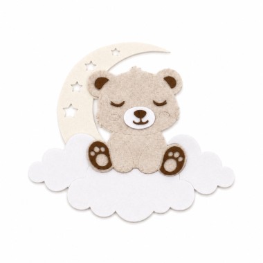 Moon Bear – DIY-Bausatz in filz und bastelfilz zusammenbauen