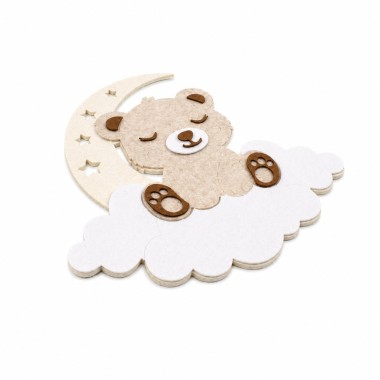 Moon Bear – DIY-Bausatz in filz und bastelfilz zusammenbauen 2