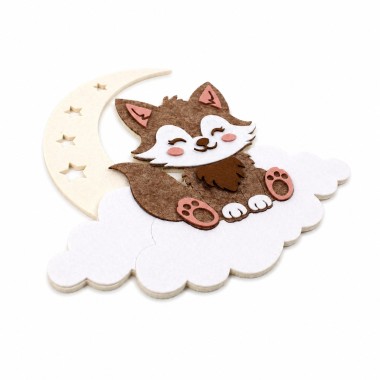 Moon Kitten - Kit DIY în fetru și fetru moale de asamblat 2