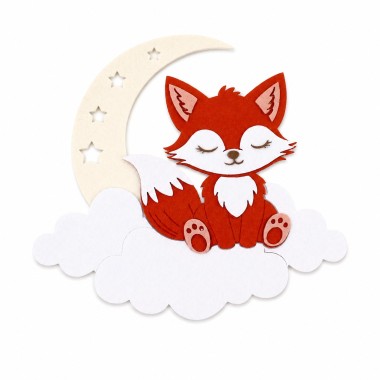 Moon Fox – DIY-Bausatz in filz und bastelfilz zusammenbauen