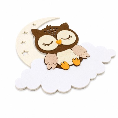 Moon Owl – DIY-Bausatz in filz und bastelfilz zum Zusammenbau 2