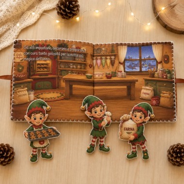 Taktiles Buch in bastelfilz zusammenbauen – Mother Christmas' Sweets Workshop