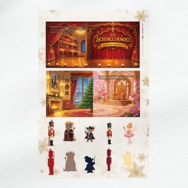 Taktiles Buch in bastelfilz zusammenbauen – Der Nussknacker