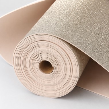 Roll Foam Modeling / Moosgummi / Fommy Glitter Cm 100 Hx 10 Mt - Cold Gold