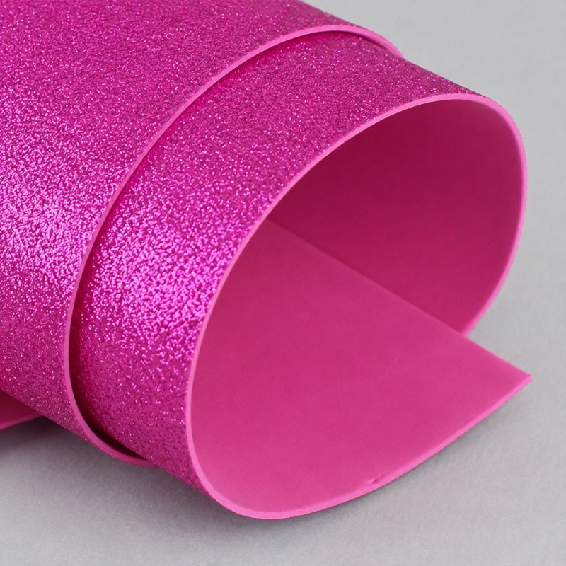 spumă eva Rolă de film cu sclipici fucsia înălțime 100 cm