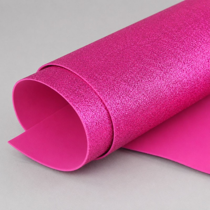 spumă eva Rolă de film cu sclipici fucsia înălțime 100 cm