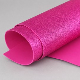 eva schuim Fuchsia glitterfilmrol hoogte 100 cm