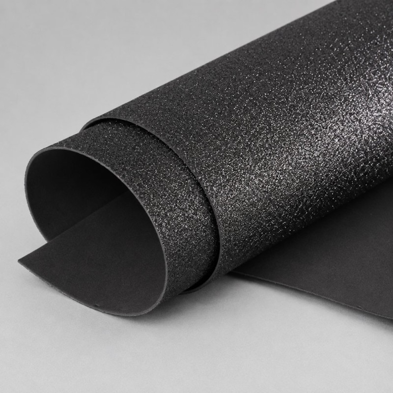 Online Sale Foam Modeling / Moosgummi / Fommy Glitter 50X90Cm-Black