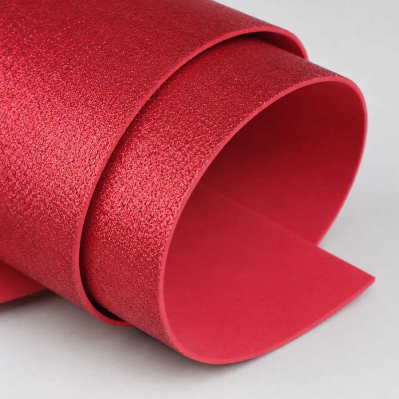 Online Sale Foam Modeling / Moosgummi / Fommy Glitter 50X90Cm-Red