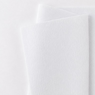 Acheter en ligne tissu feutrine blanc 50X180 cm