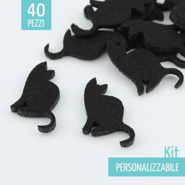 KITTENS SAVINGS KIT IN FELT - SIZE OF YOUR CHOICE