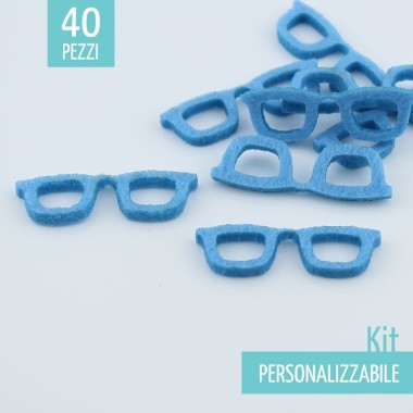 SAVINGS KIT 60 GLASSES IN FELT - SIZE OF YOUR CHOICE