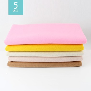 Dun Vilt 20X30 cm Mix - Butterfly Roze Spaarpakket 10 Vellen|IDEEINFELTRO.COM