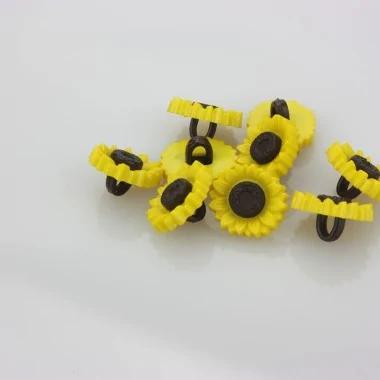 8 BOUTONS - SUNNY FLOWERS