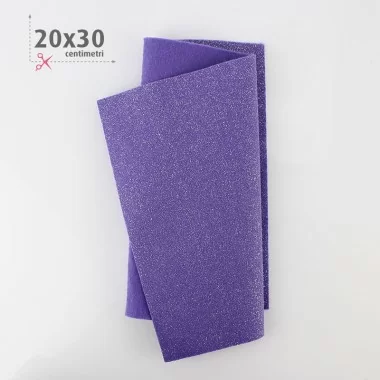 Felt Metal 20X30 Cm - Purple
