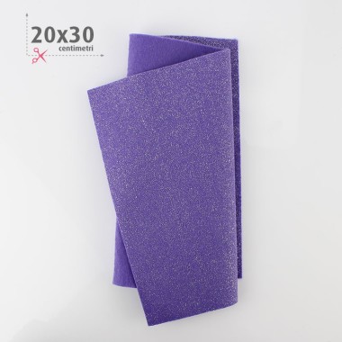 Soft Felt Metal 20X30 cm - Purple