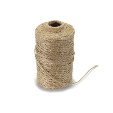 ROLL OF NATURAL JUTE TWINE 90 MT